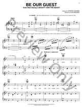 Be Our Guest piano sheet music cover